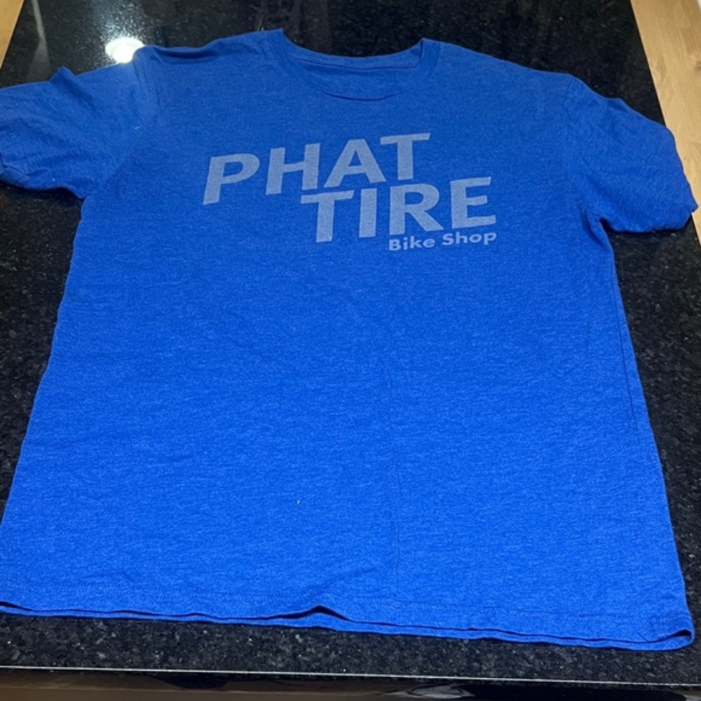 Phat Tire Blue Short Sleeve Men's Tee